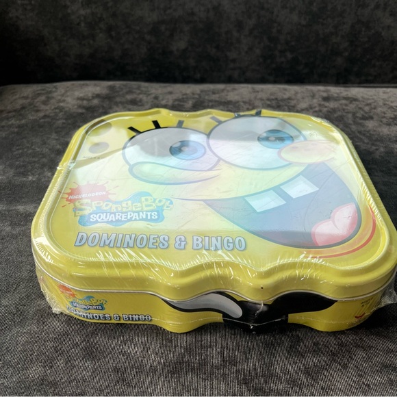 NIB SpongeBob SquarePants Dominoes and Bingo Set - Picture 2 of 4